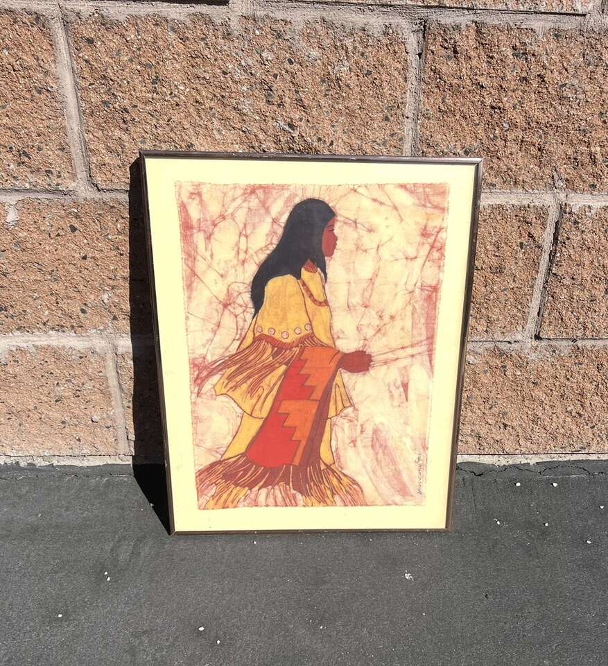 Dillon Sutton Batik Art Native American Painting