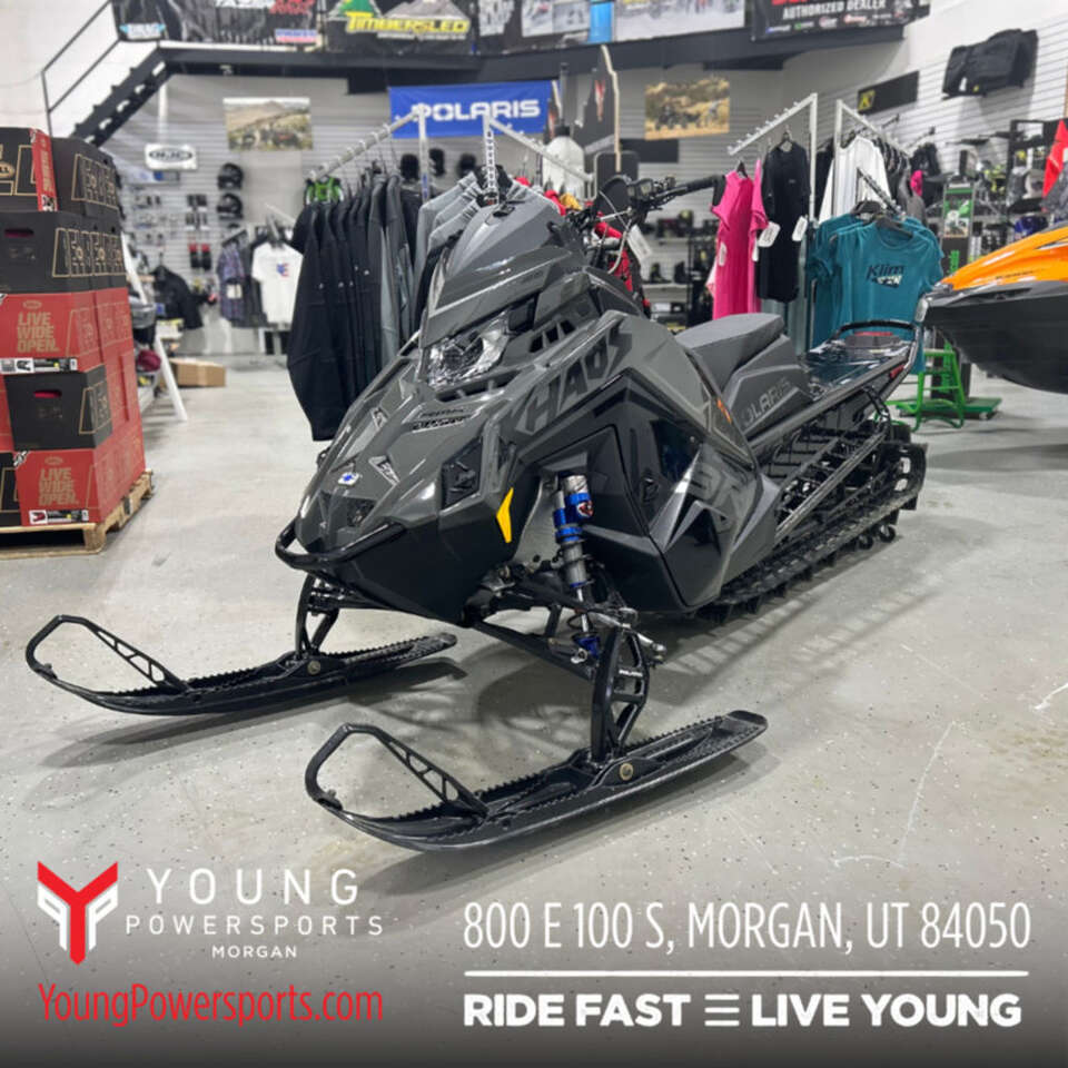 2025 Polaris® 9R RMK KHAOS 155 Shadow Gray / Gloss Black