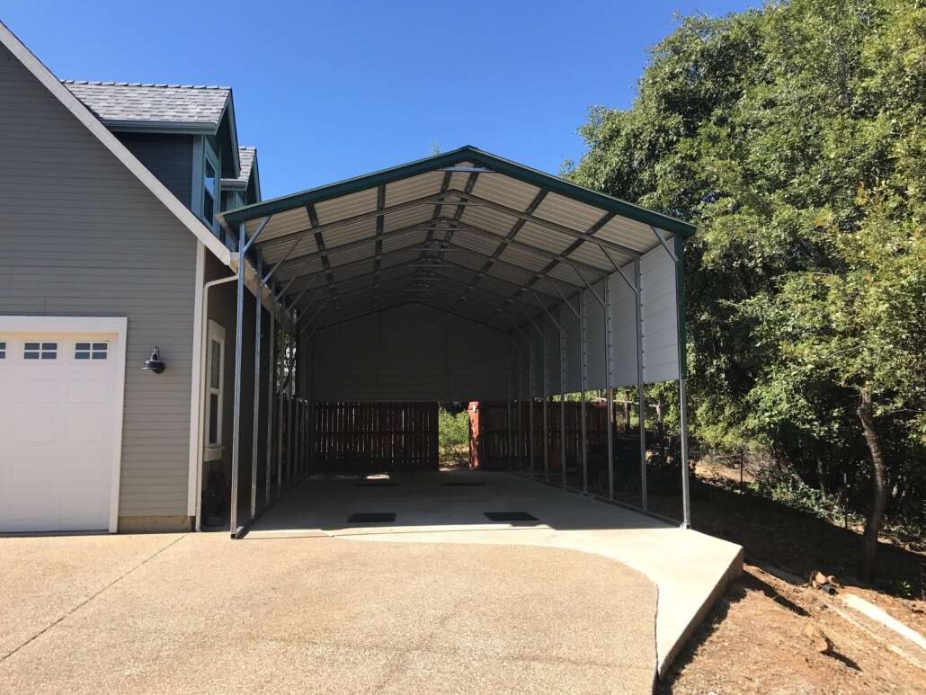 RV Metal Carports - Tall