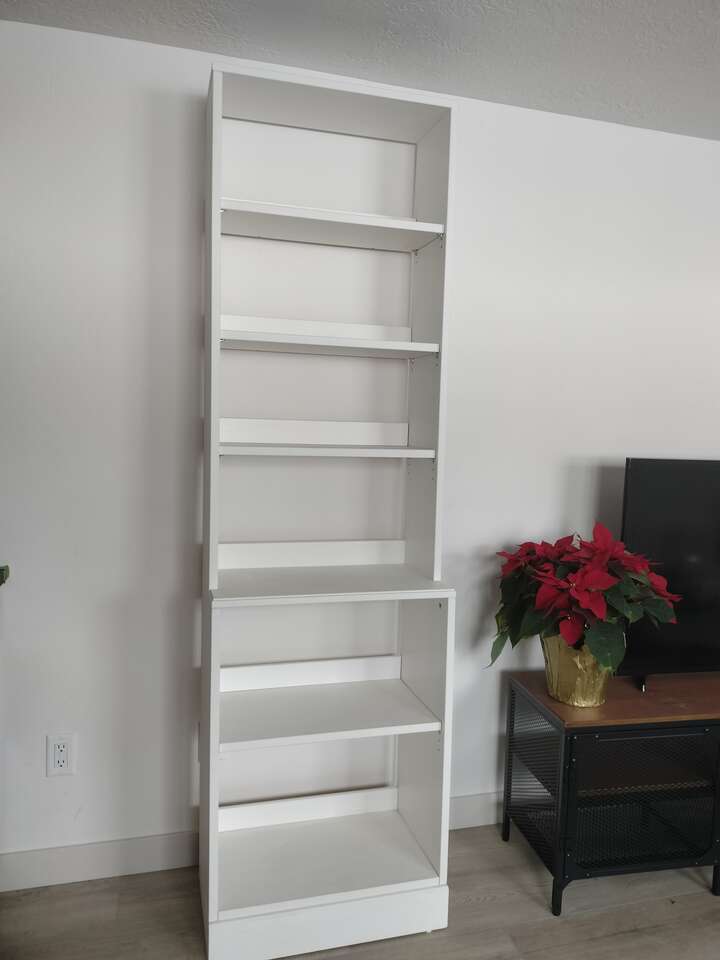 White bookcase shelf Furniture