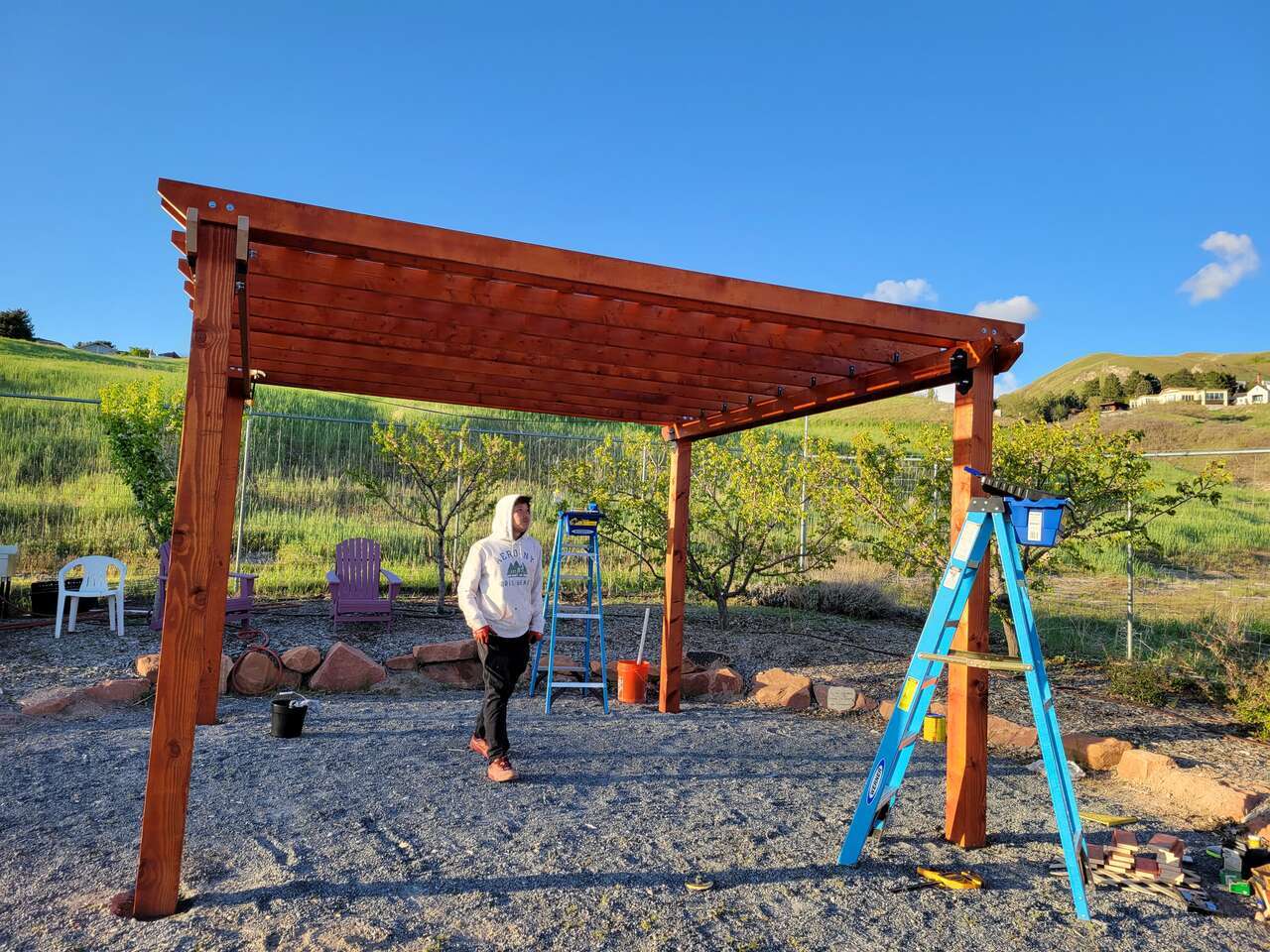 Custom Pergolas, Gazebos, Awnings, Patio Covers, Decks, Outdoor Kitchens, and Other Custom Outdoor Structures! For your Hot tub!