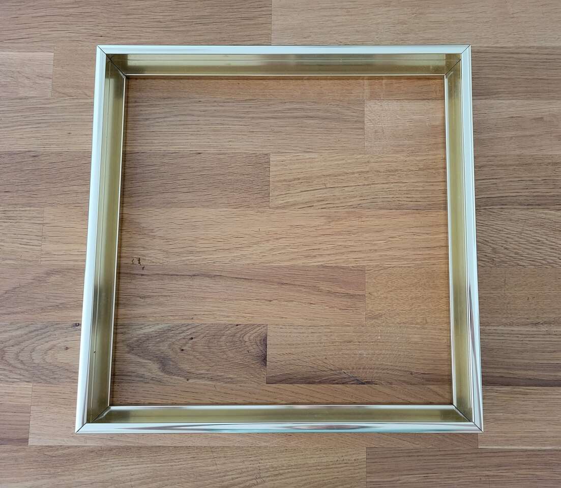 Gold Metal Shadow Box Frame