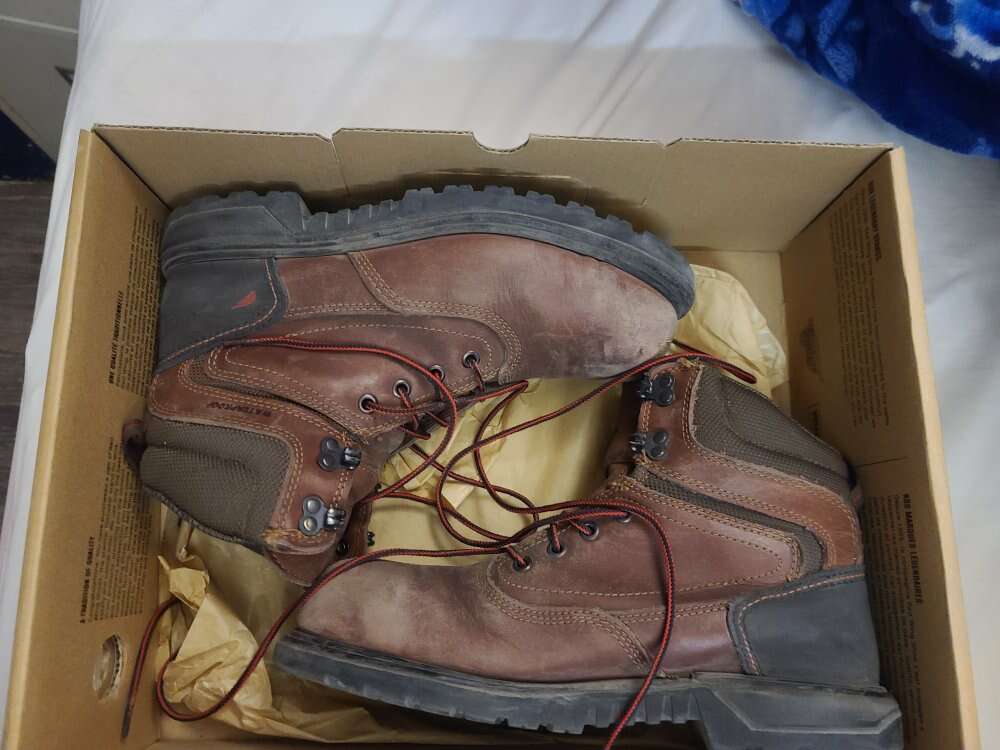 Red Wing Woman's Steel Toe Work Boots 8.5 Made USA