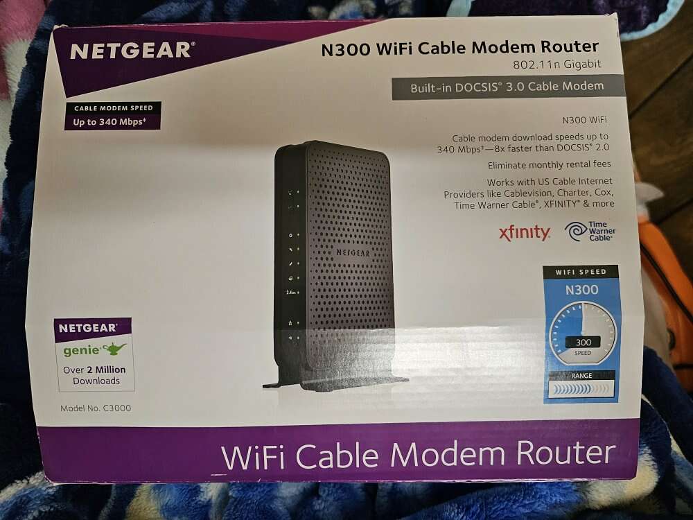 Netgear Wi-Fi Cable Modem Router Xfinity Comcast
