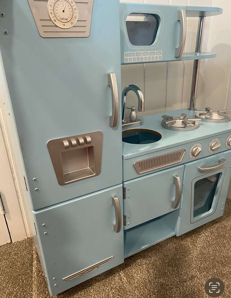 Vintage Play Kitchen - Blue