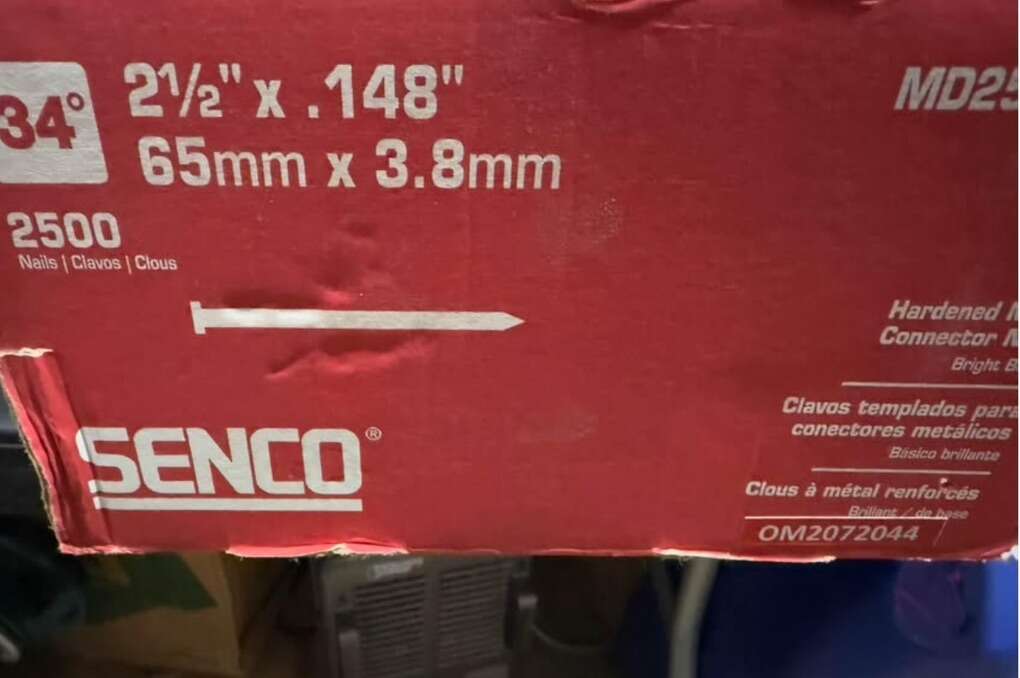 Senco 2 1/2 Teco Nails 1-Box