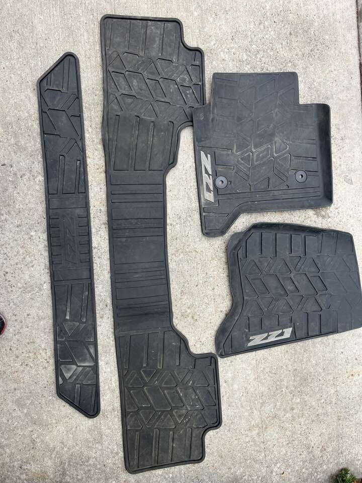 GM Floormats. OEM. Removed from a 2019 Yukon XL