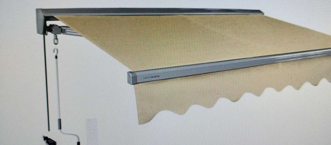 16 ft sunsetter oais free standing power awning w remoat and 16ft awning power w/ remoat