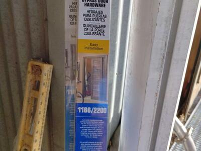 BYPASS DOOR HARDWEAR NEW IN BOXS