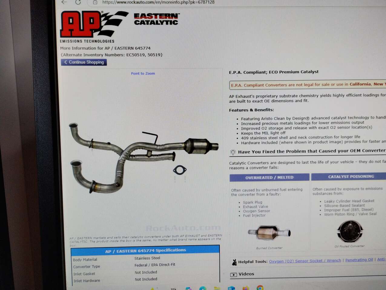 kodiac big block 8.1 derict fit cat