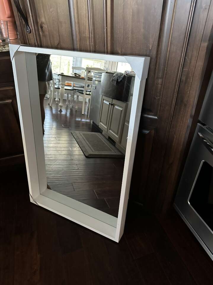 White Large Wall Mirror
