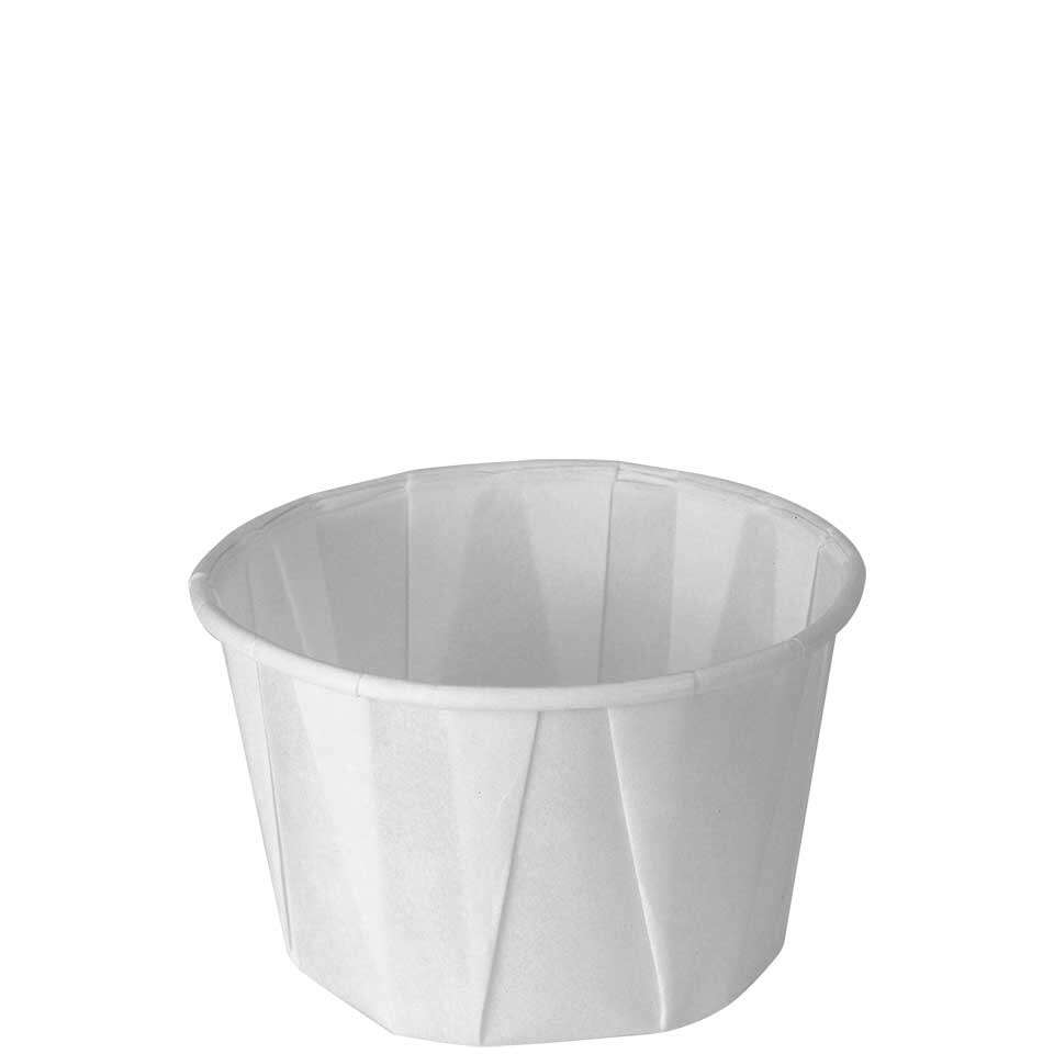 2oz Treated Paper Souffle Cup White -5000