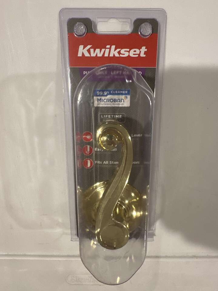 Kwikset Pull Only Left Handed Brass