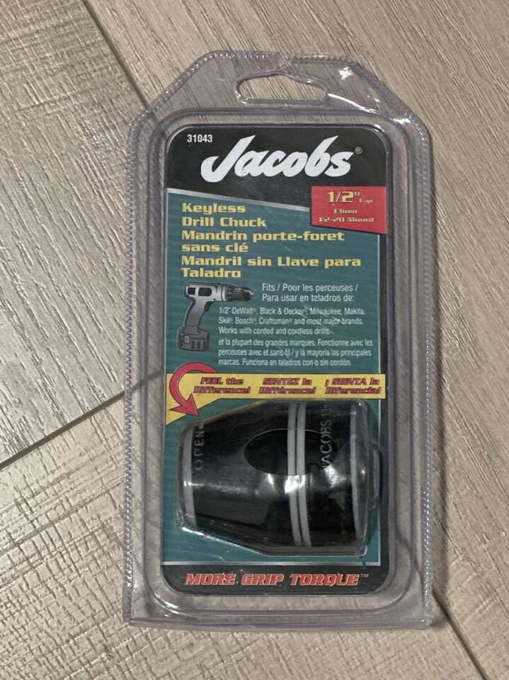 Kacobs 1/2 Keyless Drill Chuck