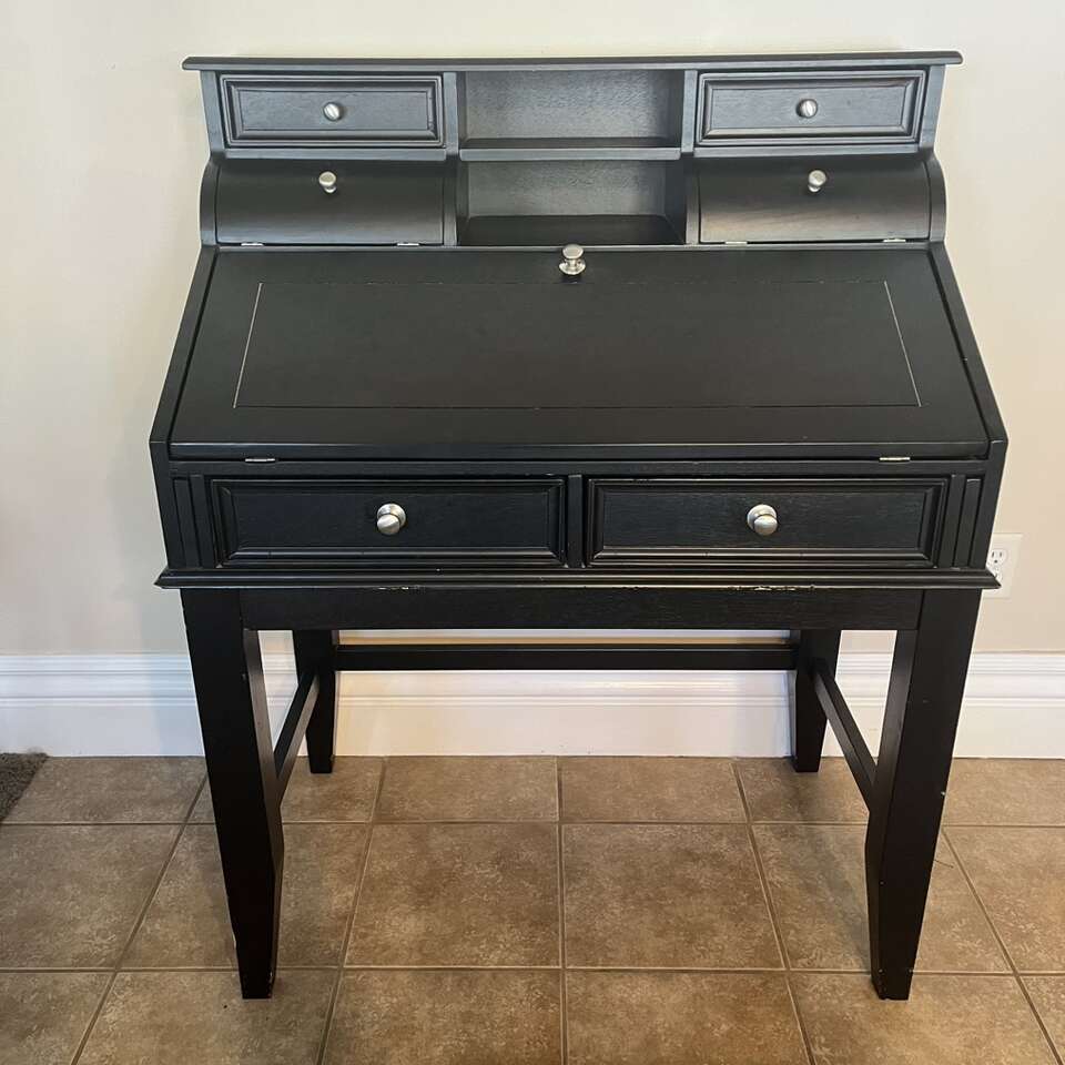 Solid Wood Opening-Front Desk