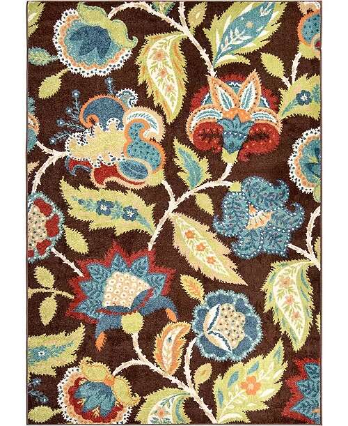 7'8x10'10 Terrace Ethridge Brown Area Rug