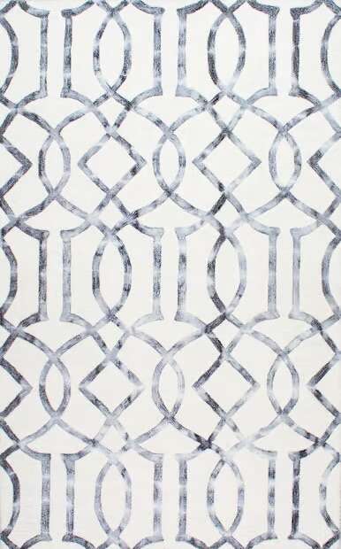 7' 6 x 9' 6 Silver Wool Imperial Area Rug