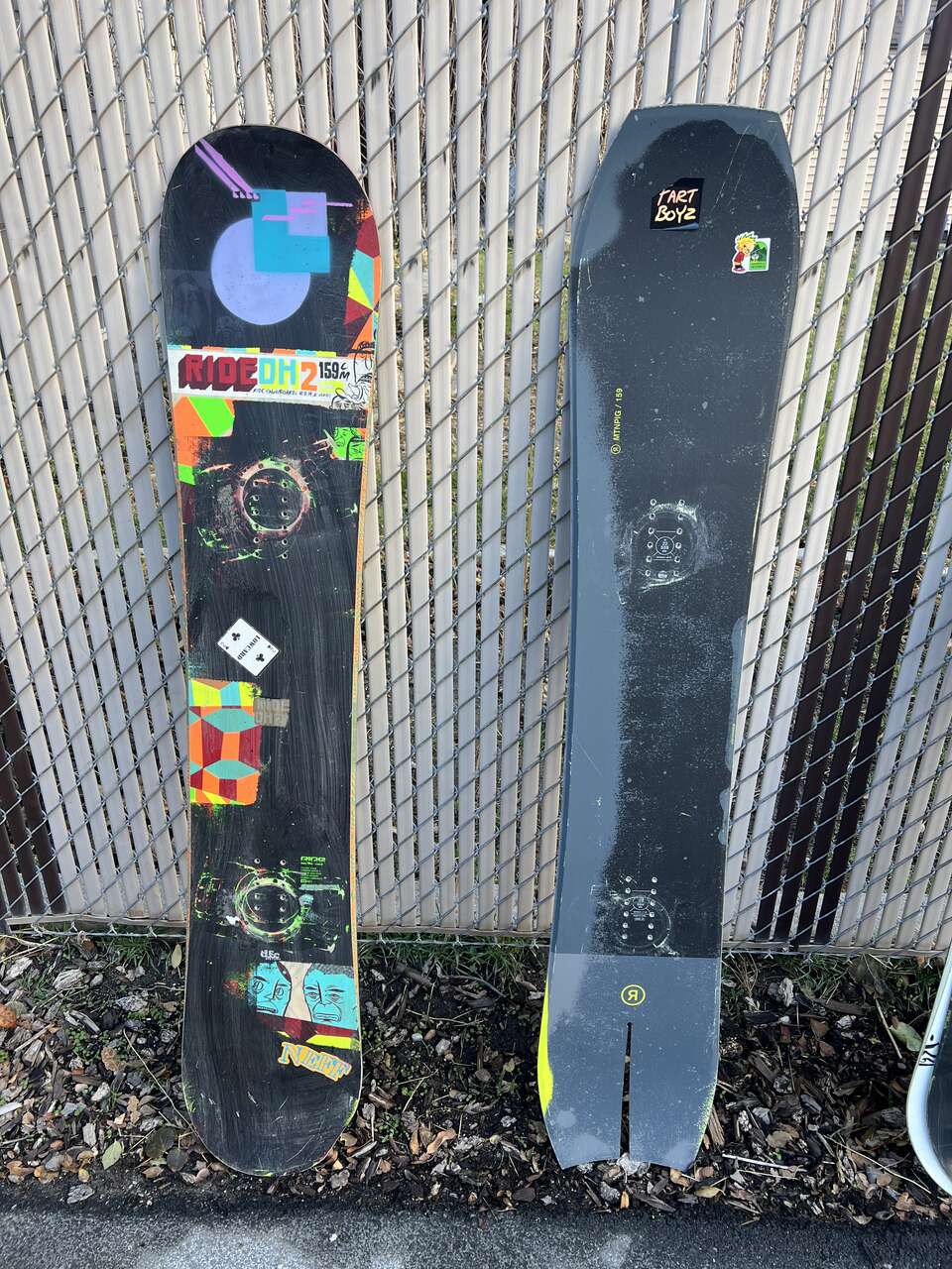 159 cm RIDE DH2 board - Barry McGree art collab