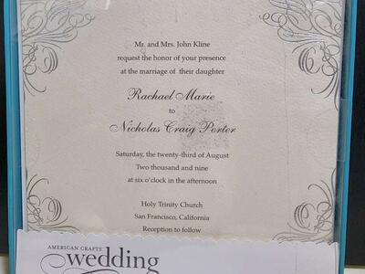 Printable Wedding Invitations/Envelopes (Qty 325)