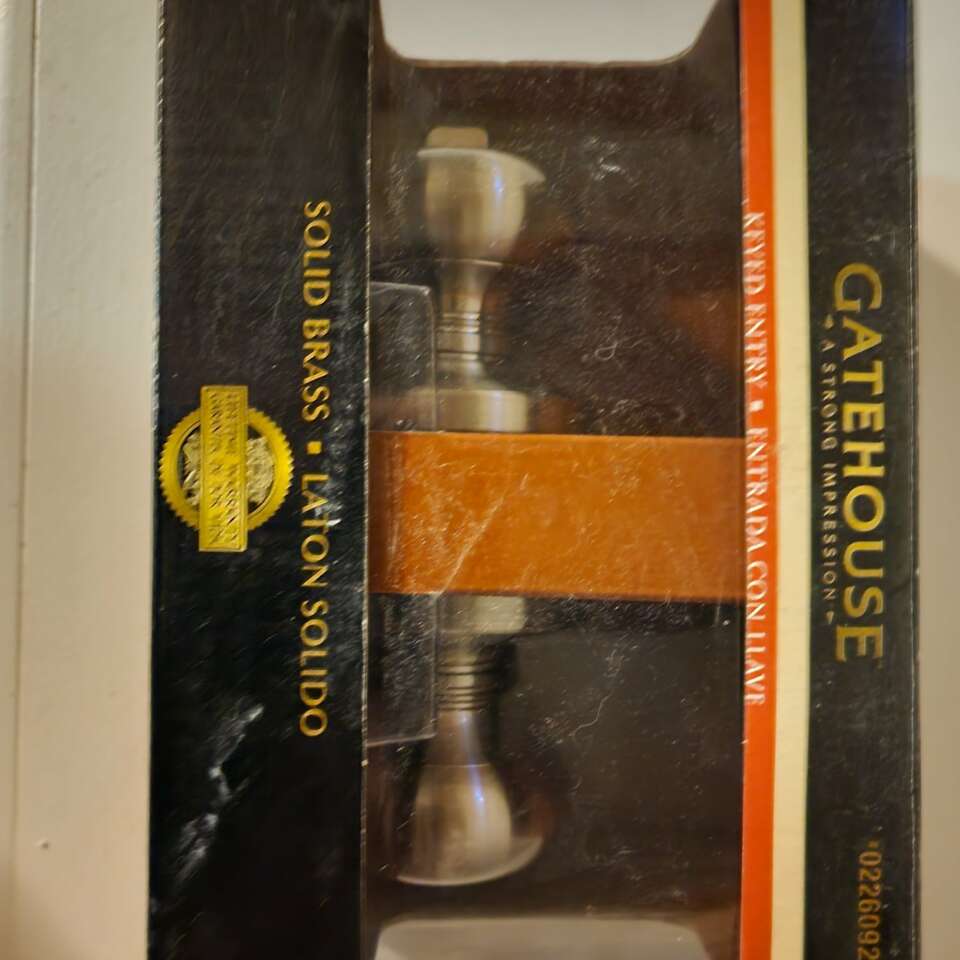 Solid Brass Key Entry Door Lock