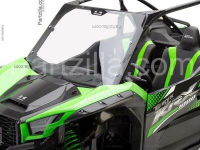 New 2020-25 Genuine Kawasaki Teryx KRX 1000 KQR Full Poly Windshield Model 99994-1289