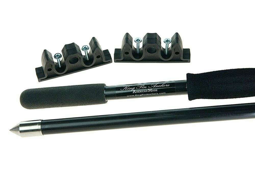 New Panther KPP802B 8' L Black 2-Piece Anchor Pole