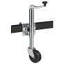 REESE Trailer Swivel Jack: Sidewind Trailer Jack, 1,000 lb Static Load Capacity,