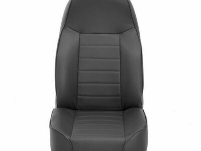 smittybilt denim black front bucket seat pn 44915 smittybuilt 76-86 cj 87-95 yj 97-06 tj