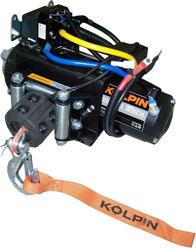New Polaris Ranger Kolpin Outdoor Quick-Mount Winch 3500 lb. Synthetic Rope (CBWS)