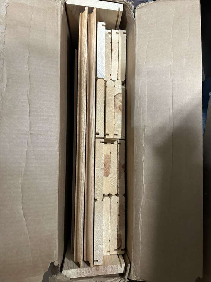 honey oak drawers set of 6 new in box