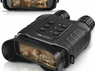 Tactical Infrared Hunting Goggles Recording Night Vision Binoculars Adults 20x Optical & 4X Digital.