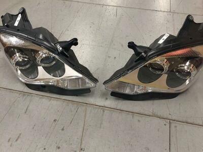 07-09 GMC Acadia Blue Lenses Driver and passenger Headlight Assemblys Eagle Eyes GM475-B001L -1r