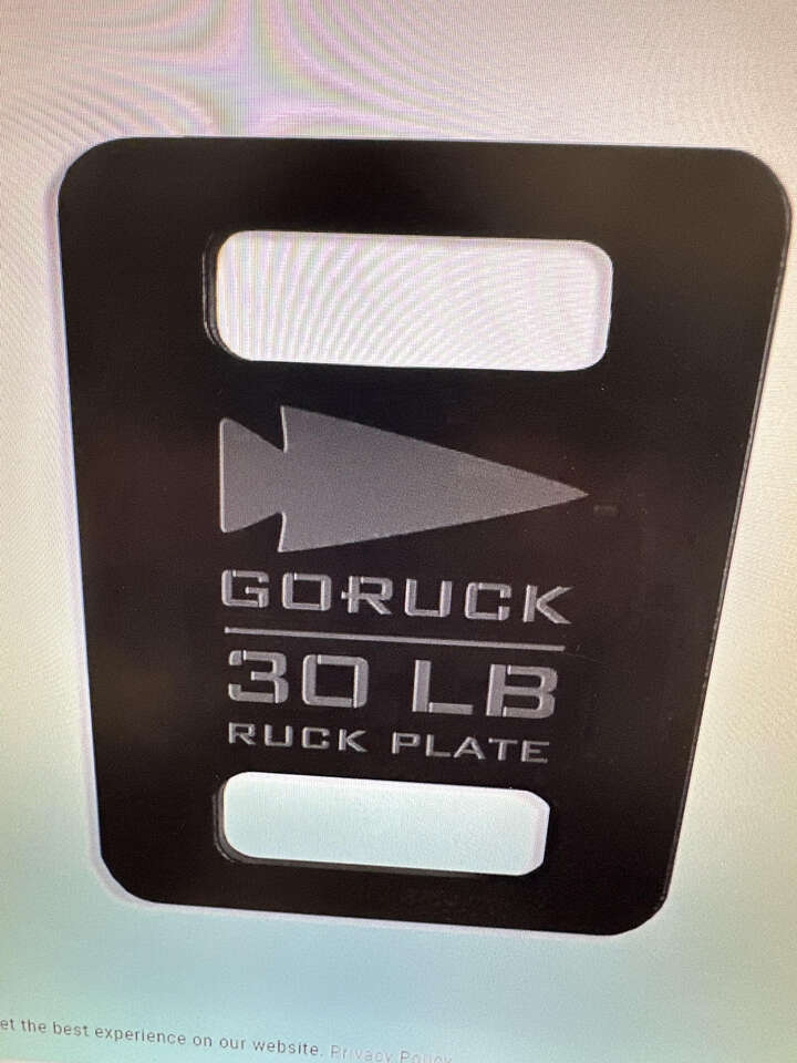 Go Ruck Plates 30 lb  Vest Plates New