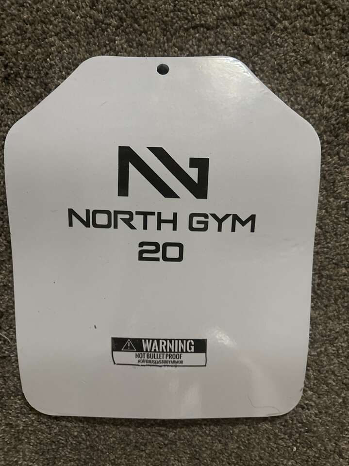 north gym ruck vest plates in  20lb and   30lb