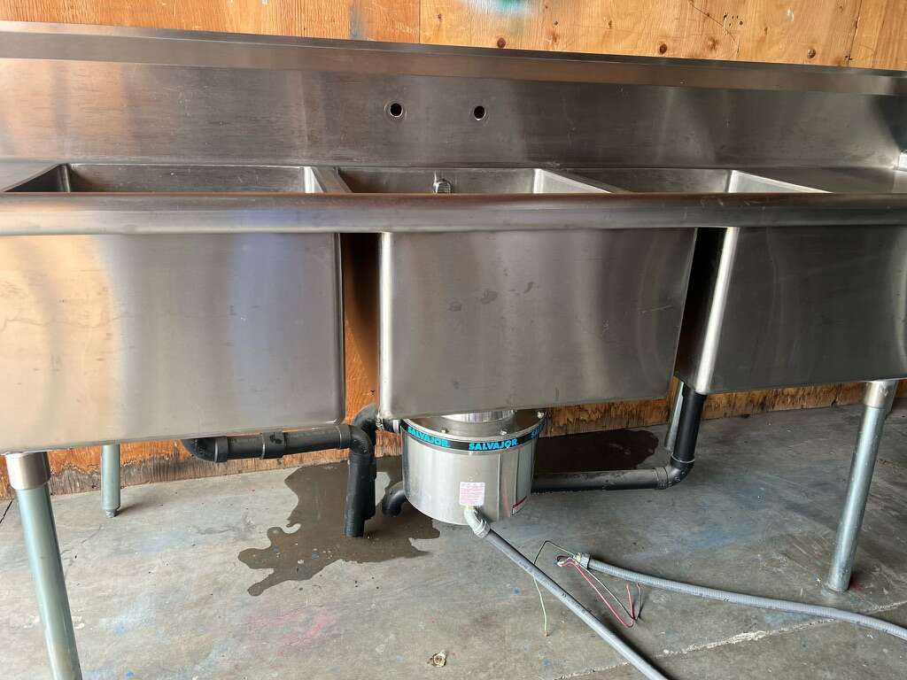 Salvajor Model 200 food grinder Commercial Sink