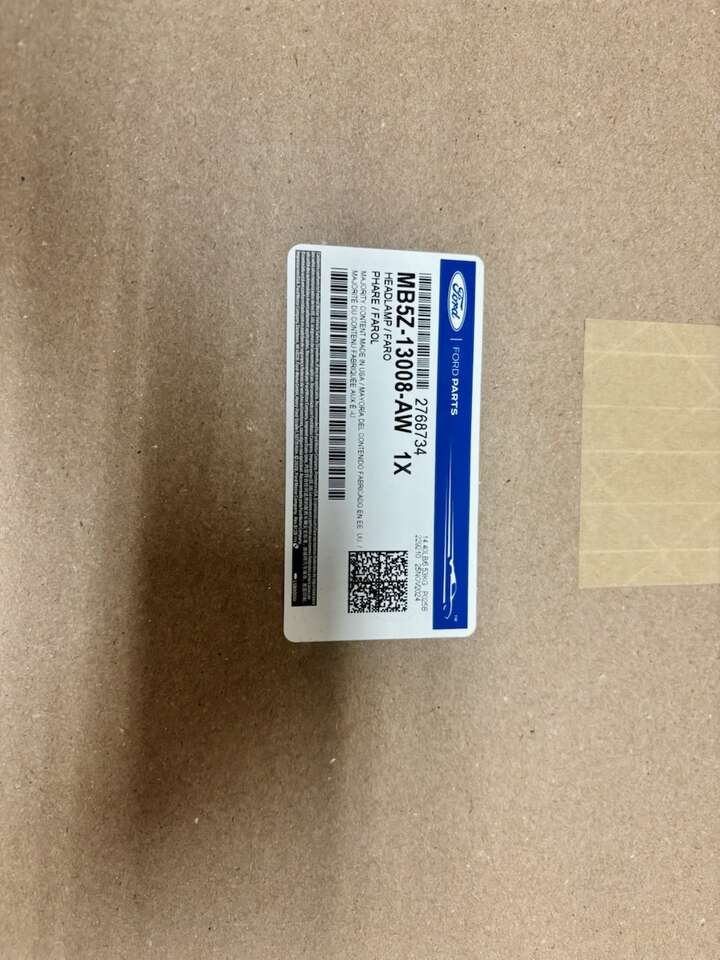 LH Headlamp assembly