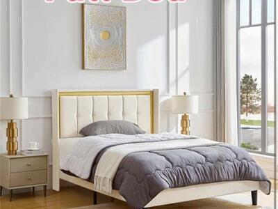 Full Size Bed Frame with Headboard