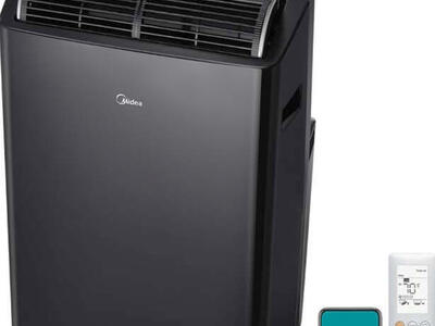 Midea Duo 14,000 BTU Ultra Quiet Portable AC Air Conditioner, with Heat up to 550 Sq. Ft., Alexa/Google with Remote Control