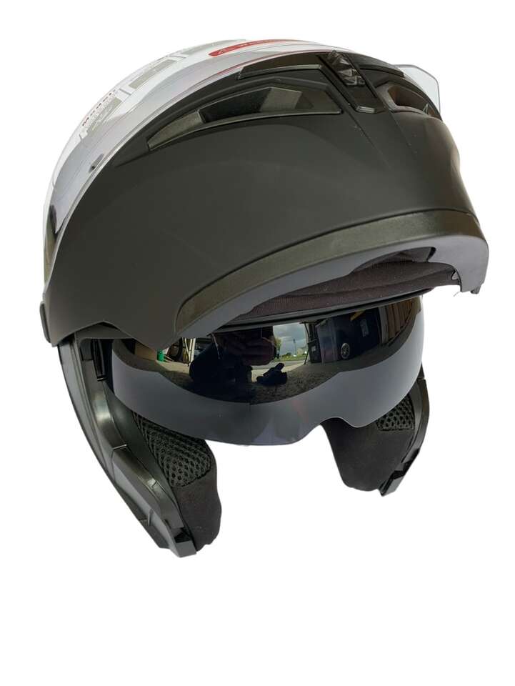 NEW! Modular Dual Visor Helmets, Headsets And More