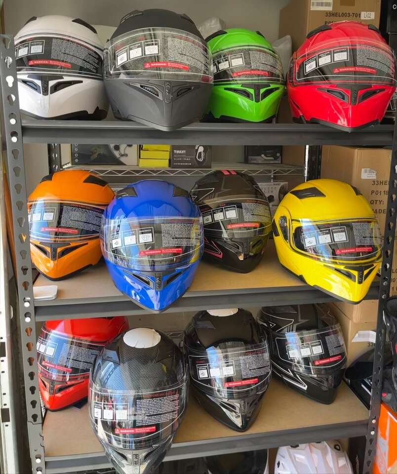 NEW! Dual Visor Helmets For Street Or Dirt!