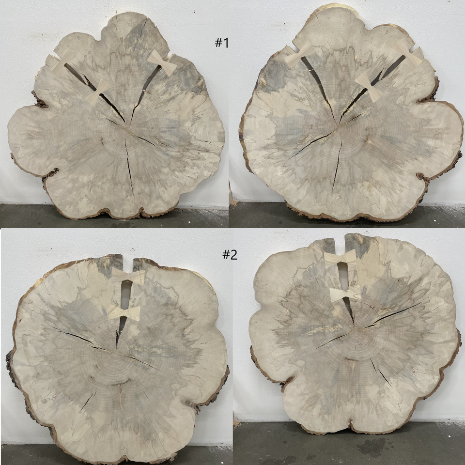 Silver Maple Live Edge Slabs