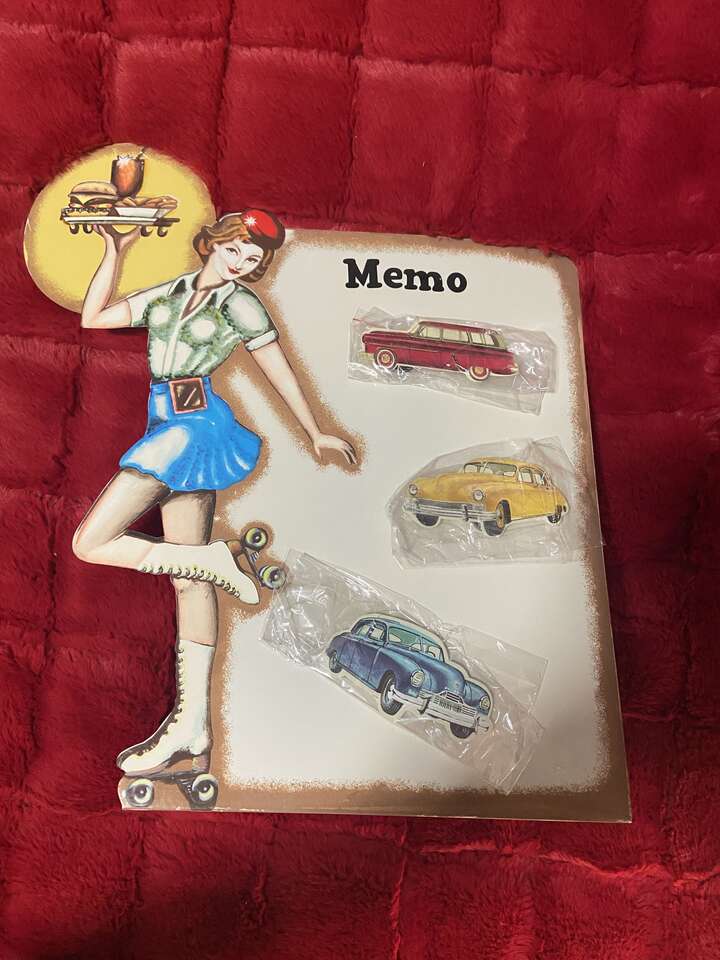 Car Hop Magnetic Order/Memo Board