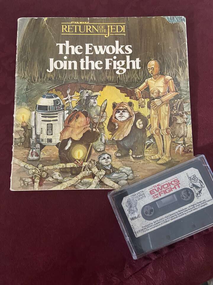 Vintage 80's Star Wars, The Ewoks Join the Fight Read Along with Tape