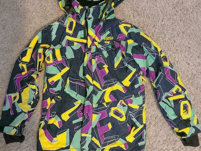 Orage girls winter ski coat parka jacket 12 L