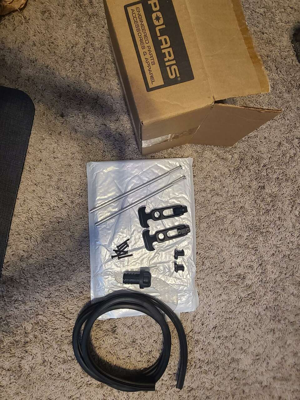 Polaris cargo box cooler hardware / installation kit