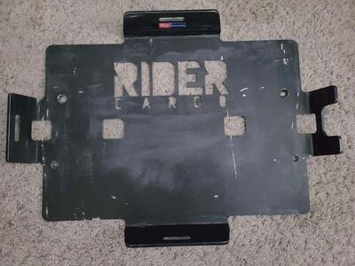 Polaris RZR Rider Cargo Cooler Mount with brackets