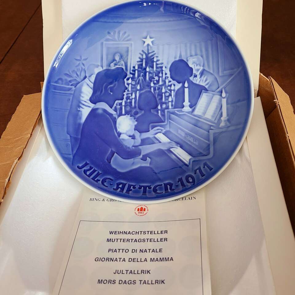 1971 Danish Plate