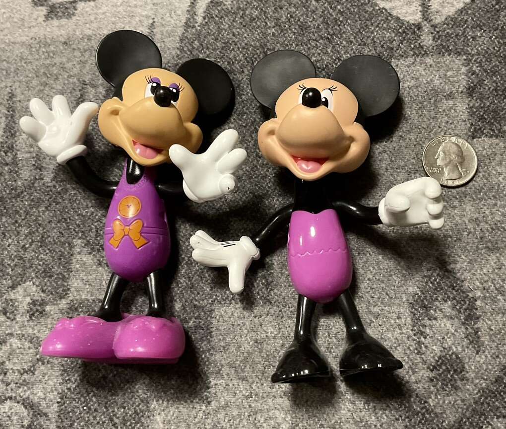 Pair Of Mattel Disney 5 Inch Dress Up Figures