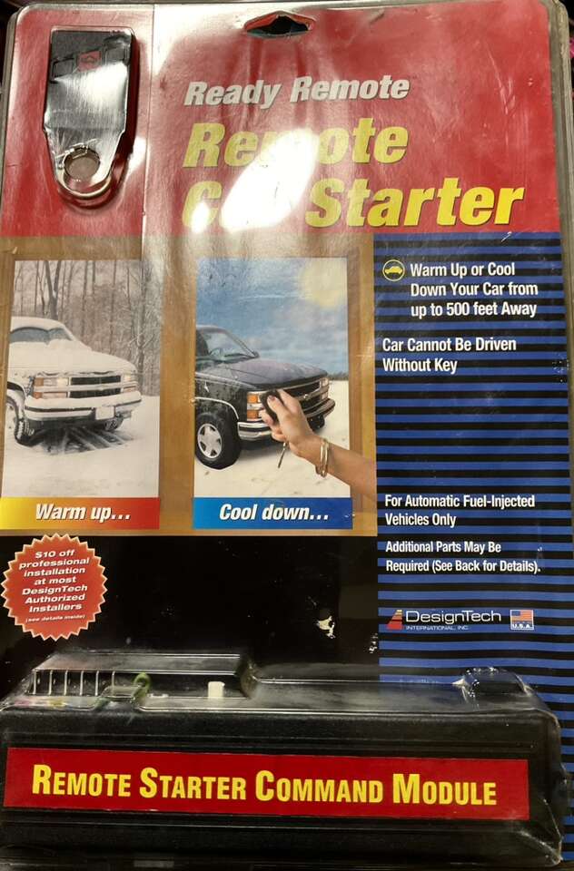 NEW Design Tech Ready Remote Car Starter Kit