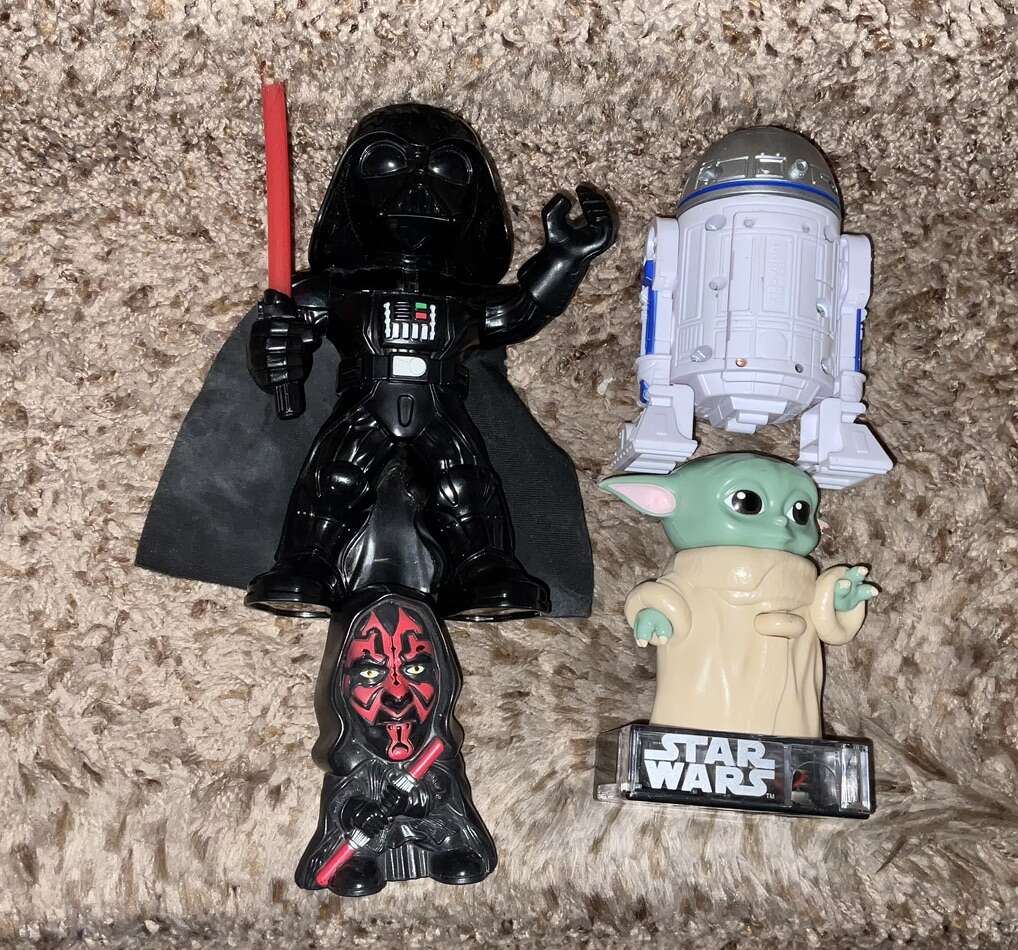 Lot Of 4 STAR WARS 4.5 Inch